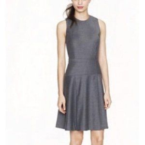 J. Crew 06465 Wool Pleated A Line Dress